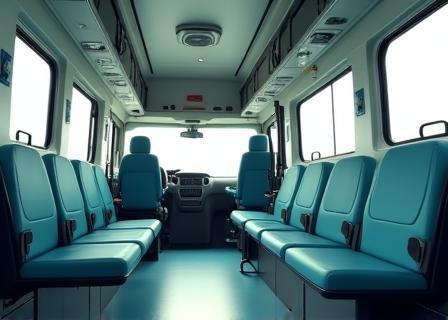 Clean and comfortable interior of a Best Ride vehicle.